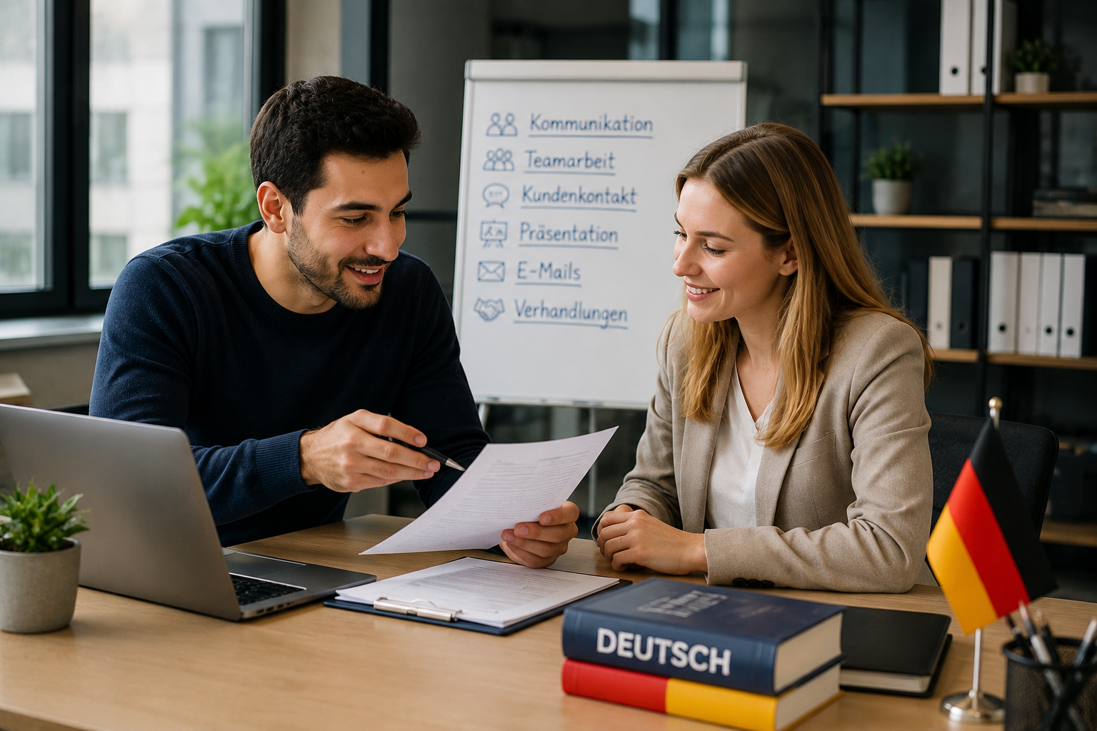 Deutsch im Beruf und Alltag in Deutschland als Schlüssel für Ausbildung Studium Arbeit und Zukunft